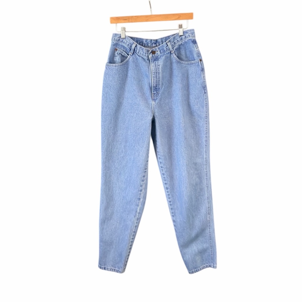Vintage Gitano Women’s 90’s High Waisted Mom Jeans Size 14 Tall Light Wash Denim